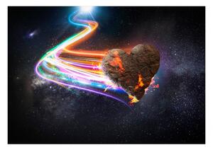 Samolepící fototapeta - Meteorit lásky (barevná) 245x175