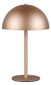 LED stolní lampa v bronzové barvě s kovovým stínidlem (výška 21 cm) Munoz – Reality