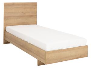Jednolůžková postel 80 cm Nustretta N07 (dub riviera)