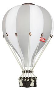 Dekorativní horkovzdušný balón velký - Světle šedá