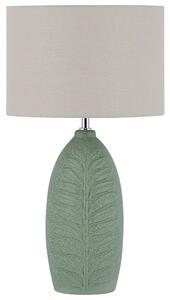 Keramická stolní lampa zelená OHIO