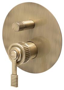 Sapho Sapho, VERSI podomítková sprchová baterie, 2 výstupy, bronz, RV042/18