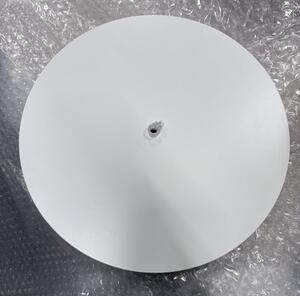 AU BAR 30-801-3SV AKCE - Universální základna bílá (baldachýn) průměr 30cm + uchycení (pro 1 závěs uprostřed) - AULIX