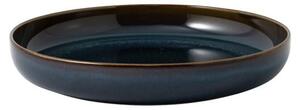 Tmavě modrý porcelánový hluboký talíř Villeroy & Boch Like Crafted, ø 21,5 cm