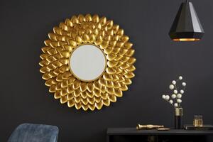 (3661) FLOWER zlaté design zrcadlo 90 cm