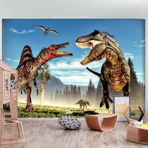 Fototapeta - Bojující dinosauři 250x175 + zdarma lepidlo