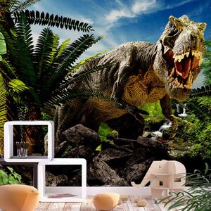 Fototapeta - Rozzlobený tyranosaurus 300x210 + zdarma lepidlo