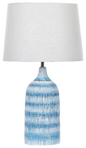 Keramická stolní lampa modrá GEORGINA