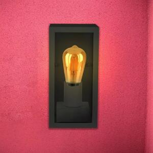 LED Solution Matně černé fasádní svítidlo pro žárovku E27 8517