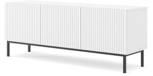 TV skříňka/stolek 3D 150 Rowanna (bílá + černá)