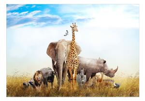 Samolepící fototapeta - Fauna Afriky 196x140