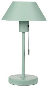 Kovová stolní lampa světle zelená CAPARO