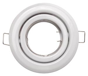 LED Solution Podhledový rámeček bílý výklopný kulatý 10418