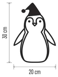 EMOS LED vánoční tučňák dřevěný DCWW08