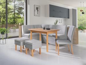 Jídelní set Layla (šedá). Akce -20%