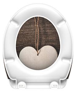 Eisl / Schüette Eisl WC sedátko Wood Heart duroplast SoftClose, EasyTake