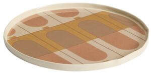 Kave Home Béžový keramický talíř Julnet 27 cm