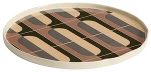 Kave Home Barevný keramický talíř Julnet 27 cm