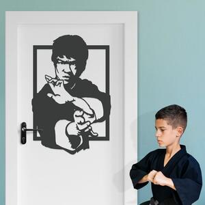 DUBLEZ | Dřevěný obraz - Bruce Lee