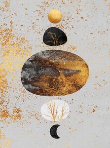 Ilustrace Sun And Moon, Elisabeth Fredriksson