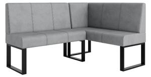 Rohová lavice Bernio 130x170 (šedá) (P). Akce -20%
