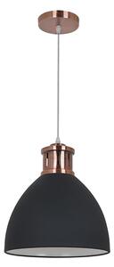 Klausen KL 6240 - Lustr na lanku METAL 1xE27/15W/230V měděná/černá