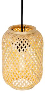 Orientální závěsné svítidlo bambusové 3-světlo - Yvonne