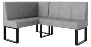 Rohová lavice Bernio 130x170 (šedá) (L). Akce -20%