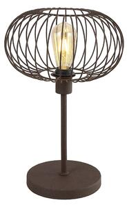 Klausen KL108018 - Stolní lampa WIRE 1xE27/15W/230V hnědá