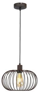 Klausen KL111059 - Lustr na lanku WIRE 1xE27/15W/230V hnědá