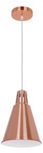 Klausen KL 6239 - Lustr na lanku SHADE 1xE27/15W/230V měděná