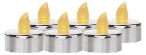 EMOS LED čajové svíčky stříbrné 6ks DCCV12