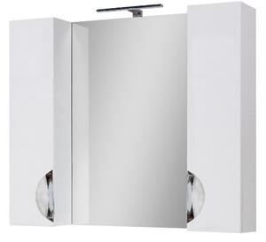 Kingsbath Oscaro 85 závěsná koupelnová skříňka se zrcadlem a osvětlením