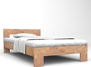 Rám postele masivní dubové dřevo 140 x 200 cm