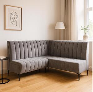 Rohová lavice Romero 130x170 (šedá) (L). Akce -21%