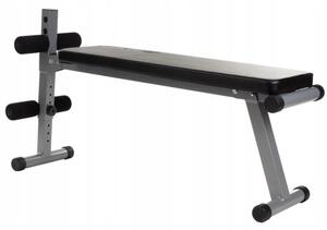 ScSPORTS Multifunkční lavice, ekokůže, černá, 120 kg