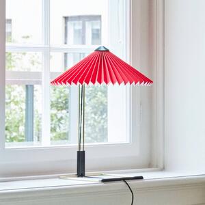 HAY Matin 300 LED skládaná stolní lampa, světle červená