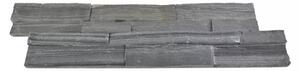 Kamenný obklad, ČERNÁ břidlice, 15x60 cm