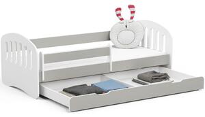 Dětská postel Preena (šedá) (s matrací). 1070760