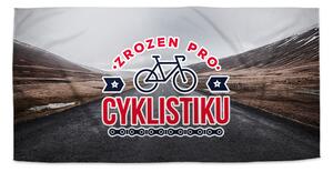 Sablio Ručník Zrozen pro cyklistiku - 30x50 cm