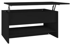 Konferenční stolek černý 80 x 50 x 40 cm kompozitní dřevo