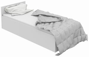 Jednolůžková postel Cezar III (bílá) (s roštem a úl. prostorem). 1069485
