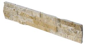 Kamenný obklad, travertin BÉŽOVÝ, 15x60 cm