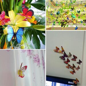 Živá Zeď Barevní 3D Motýlci Růžoví s puntíky