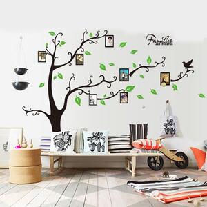 Živá Zeď Samolepka Strom rodinných vzpomínek