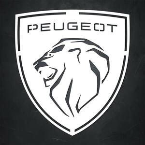 DUBLEZ | Dřevěný obraz - Logo Peugeot - Erb