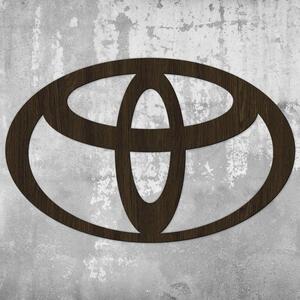 DUBLEZ | Dřevěný znak na zeď - Logo Toyota
