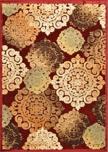 JUTEX Kusový koberec Nepal 001 1212 10 BARVA: Červená, ROZMĚR: 65x110 cm