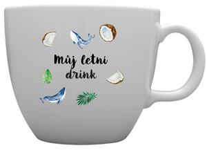 Personalizovaný MEGA XXL keramický hrnek 1 000 ml s letním mixem