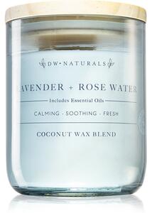 DW Home Naturals Lavender & Rose Water vonná svíčka 501 g